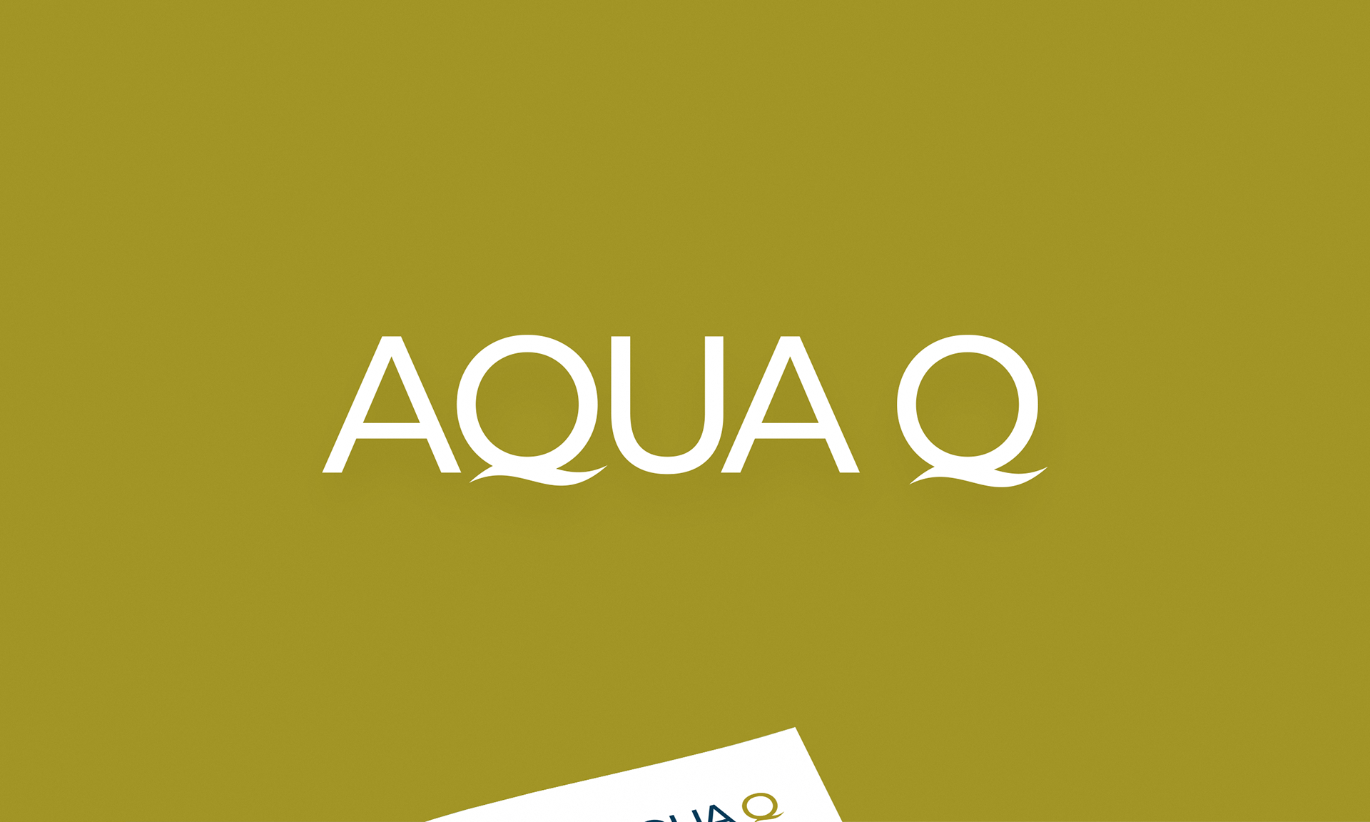 Greg Stubbs Graphic Design Aqua Q