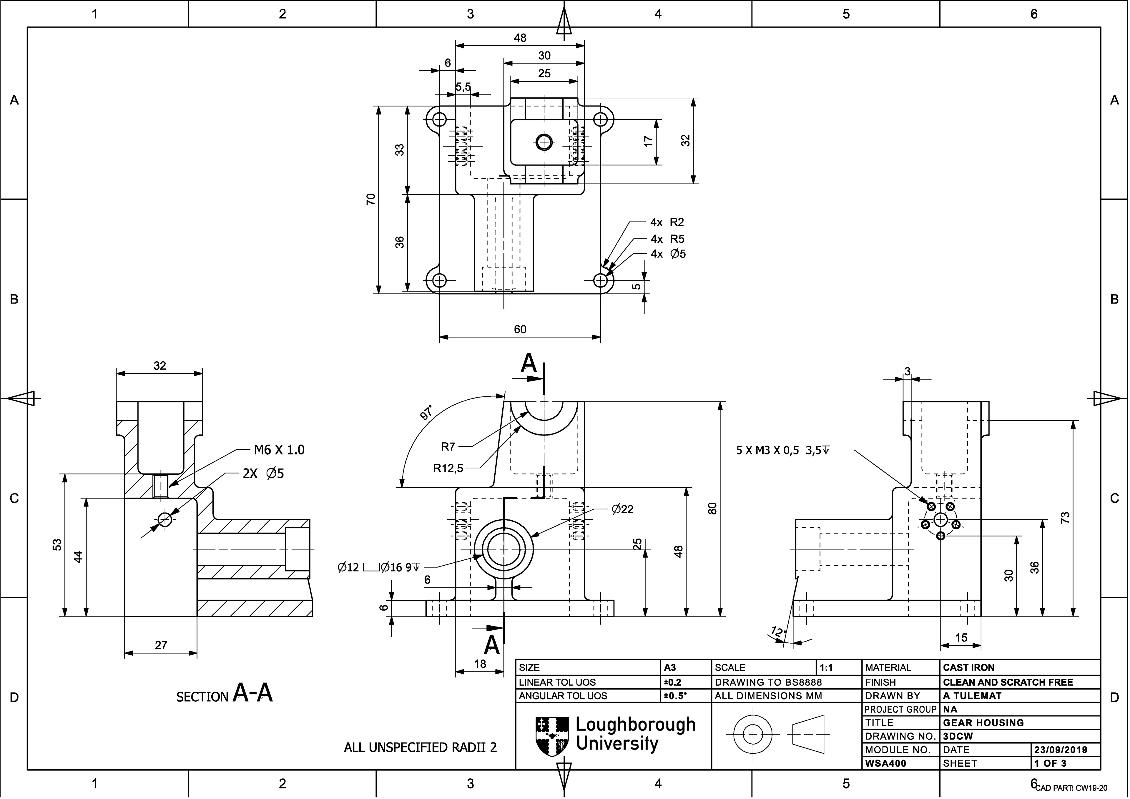 Holly Radbourne Siemens NX11 CAD Projects