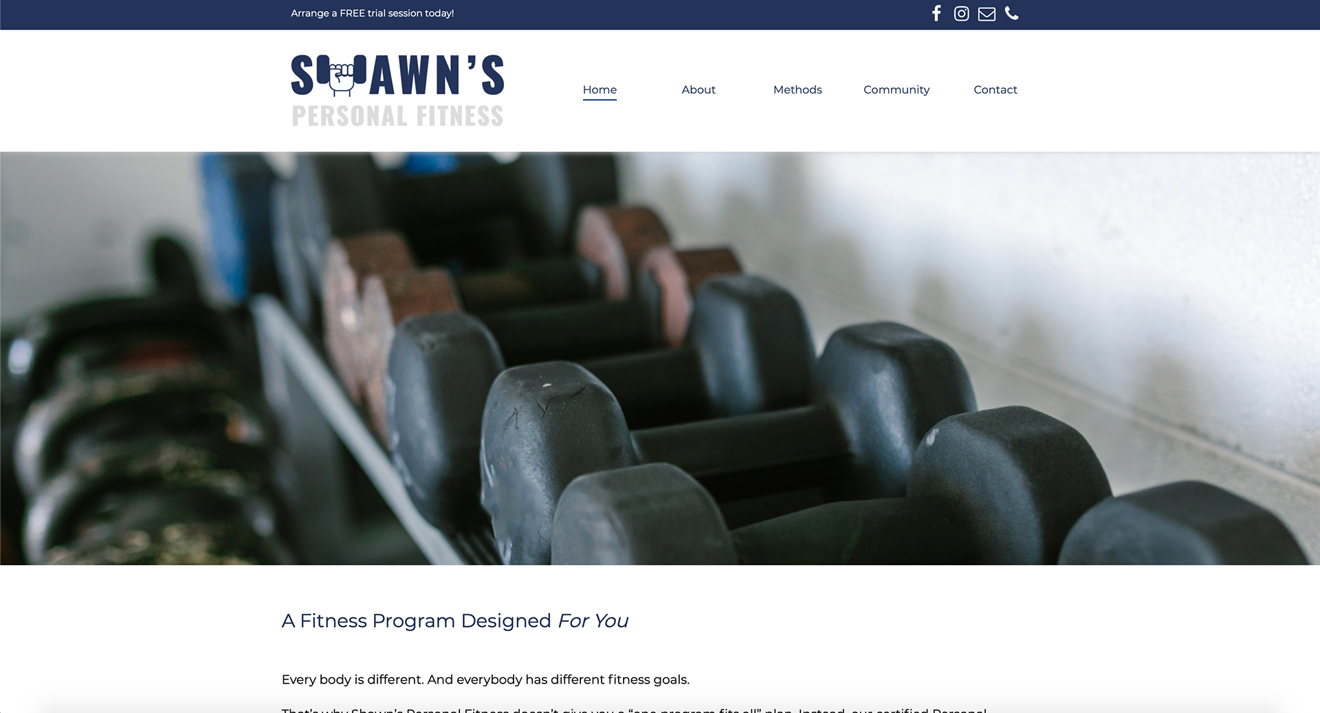 Shawn's Personal Fitness