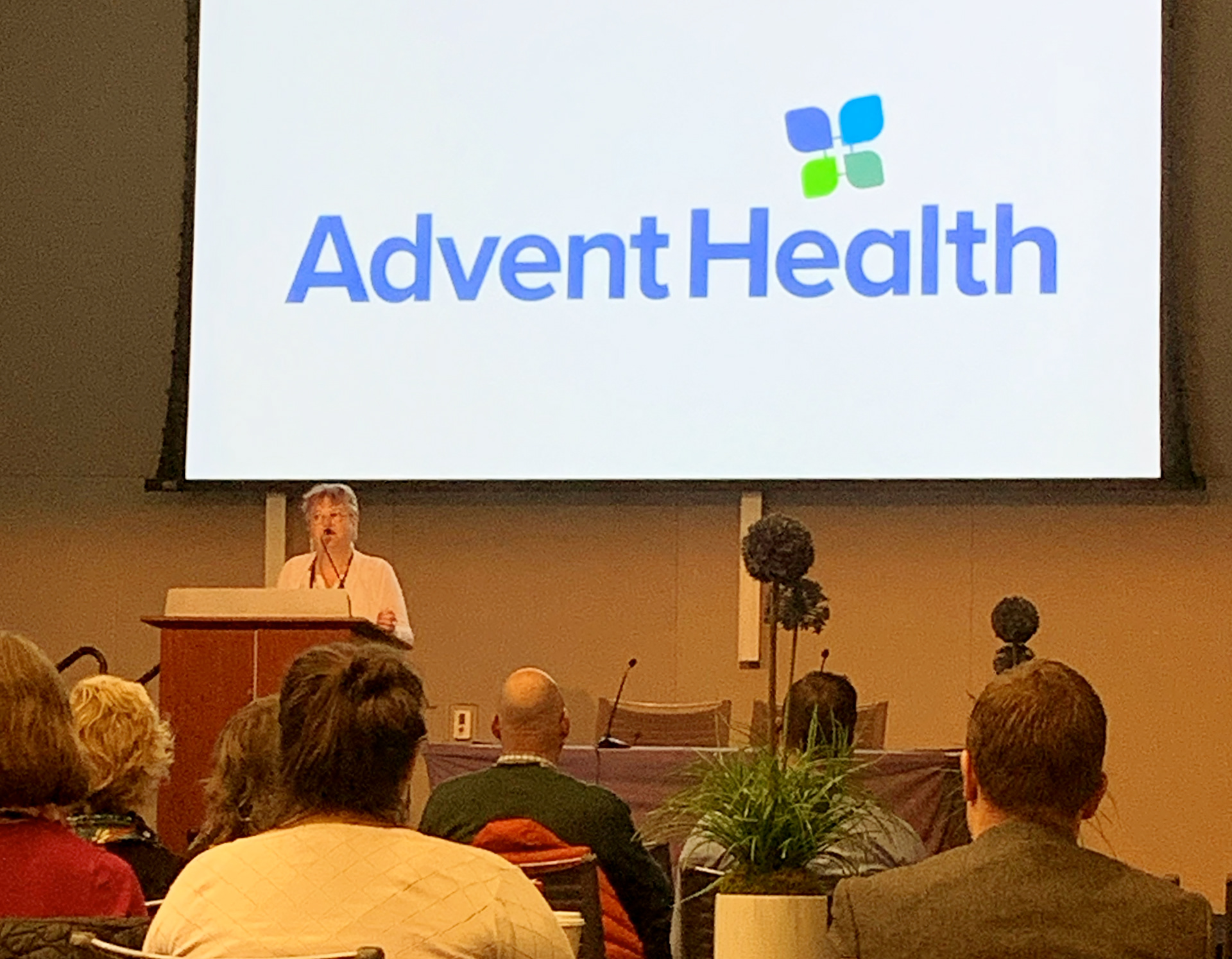 Anne opening Day 2 of Innovations in Training at AdventHealth Nicholson Center