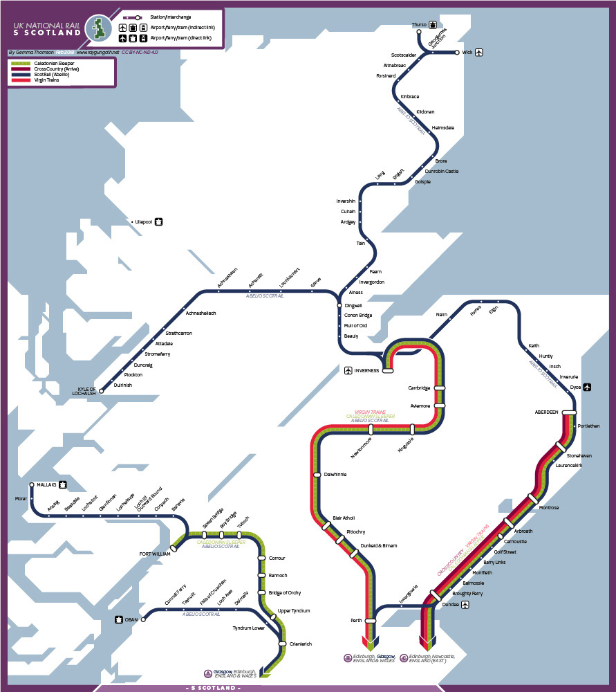 Gemma Thomson Uk National Rail Maps