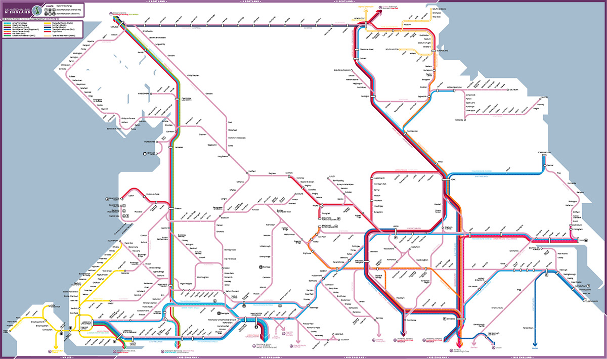 Gemma Thomson - UK National Rail Maps