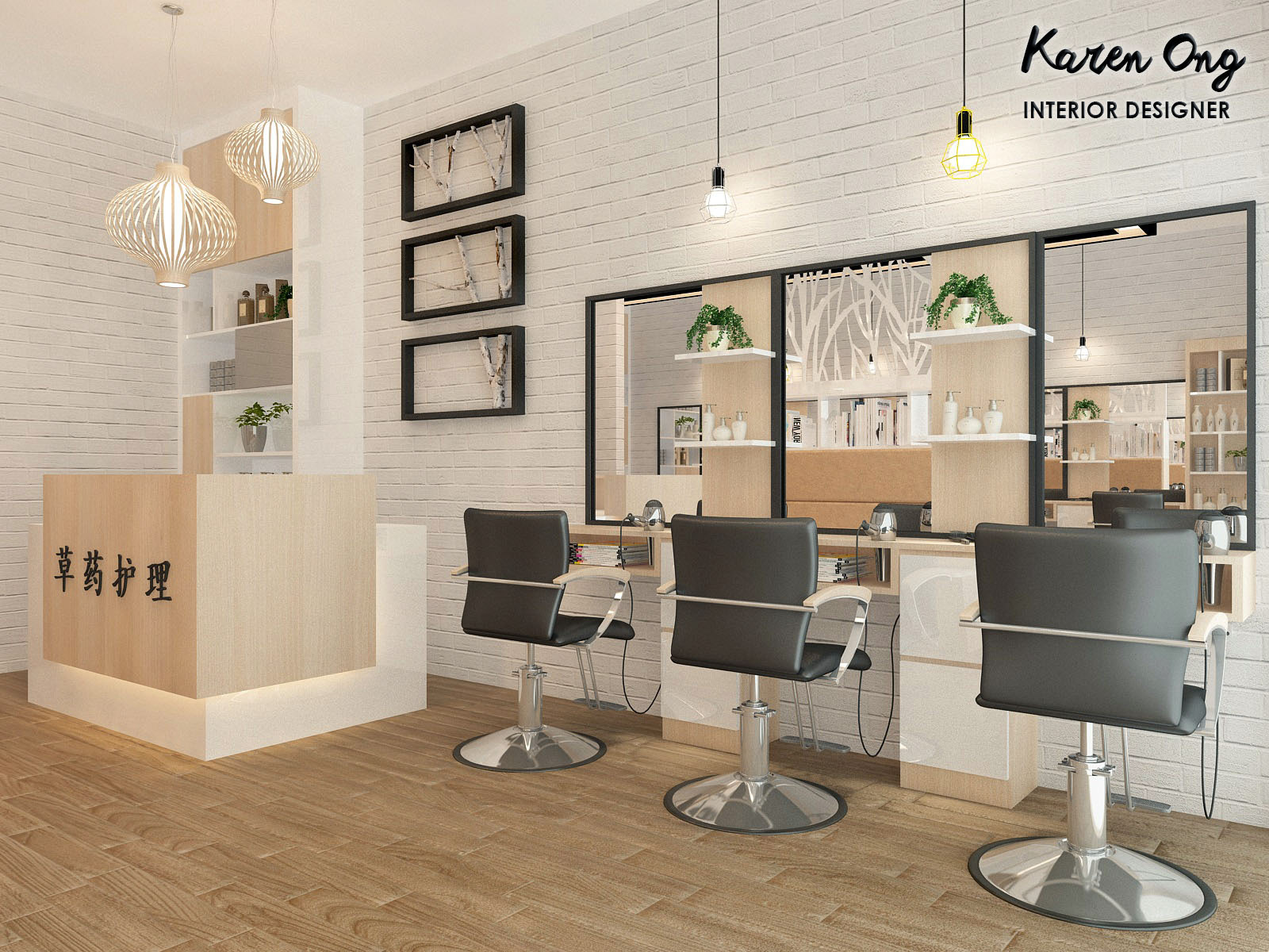 KAREN ONG HAIR SALON 3D DRAWING