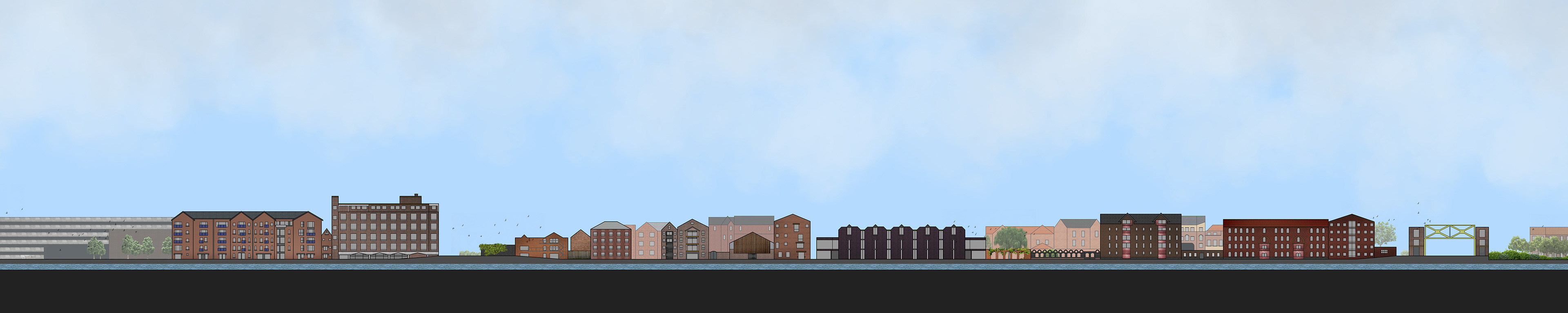 West elevation of the River Hull