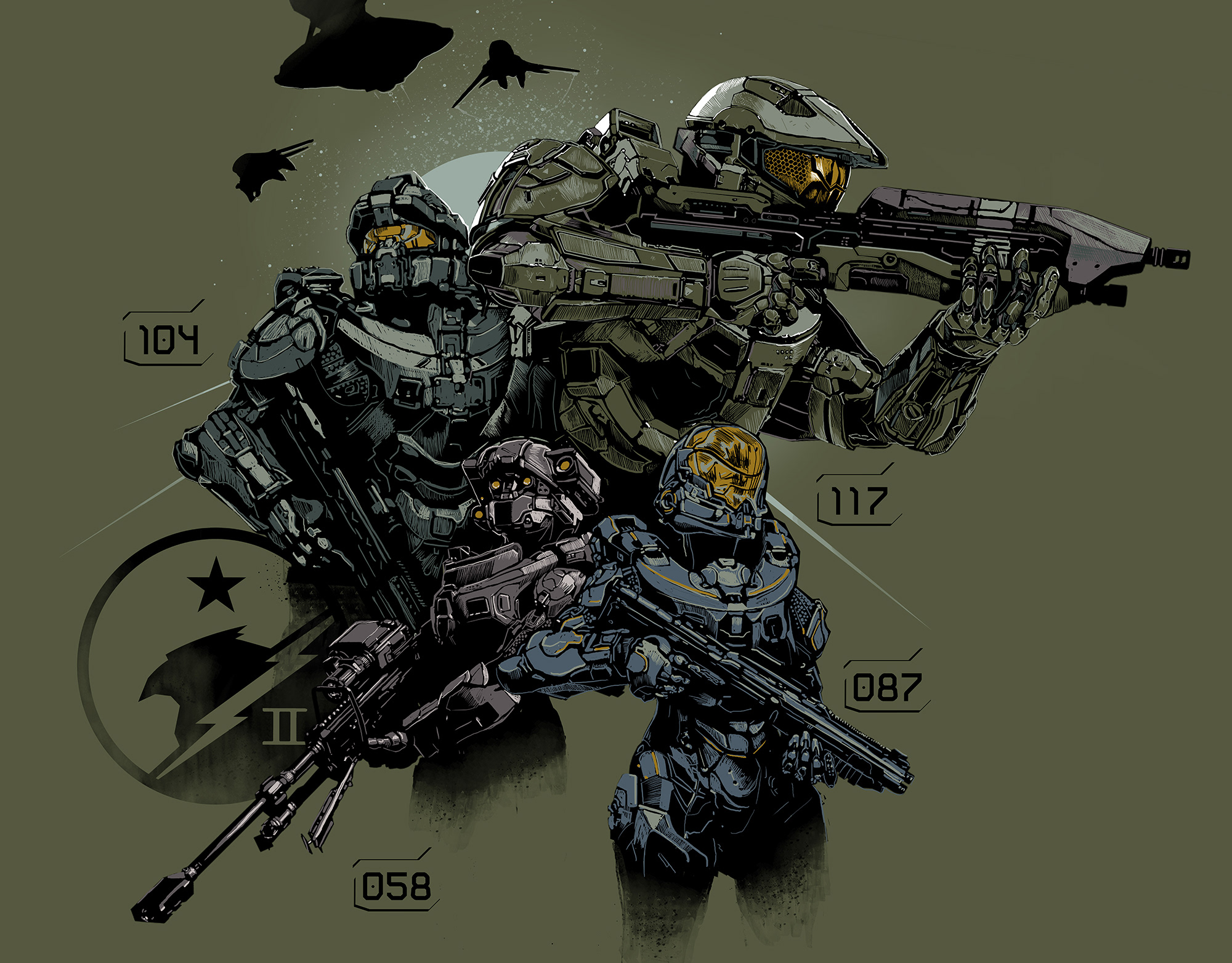 halo blue team shirt