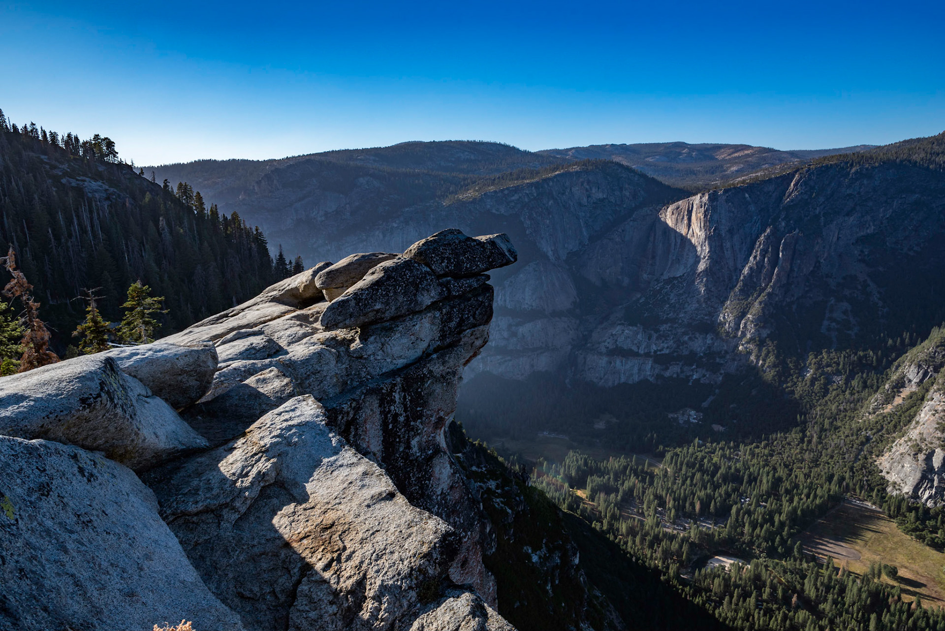 "Eagle Point"? Across the canyon from Half Dome, Yosemite National Park, California
