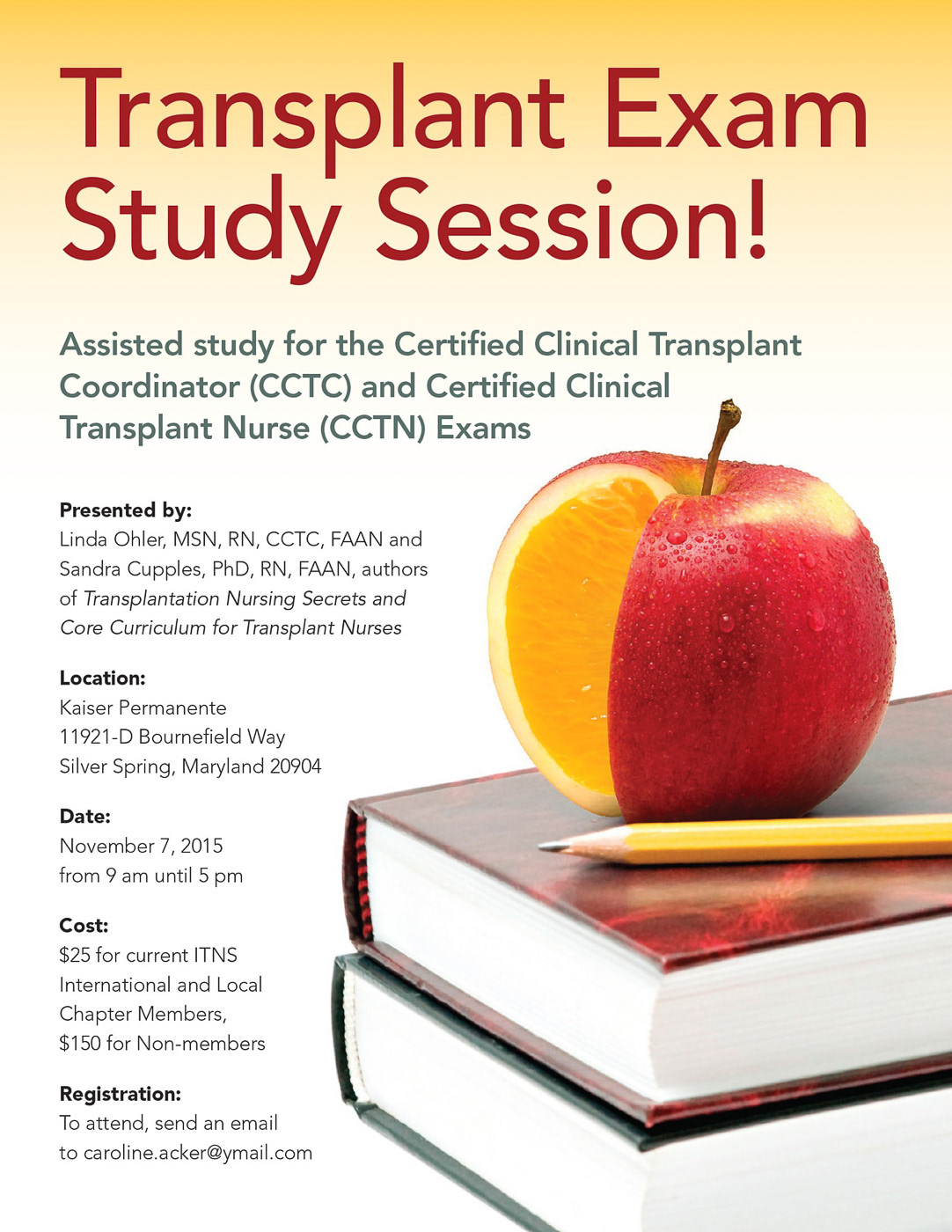 Transplant Exam Flyer