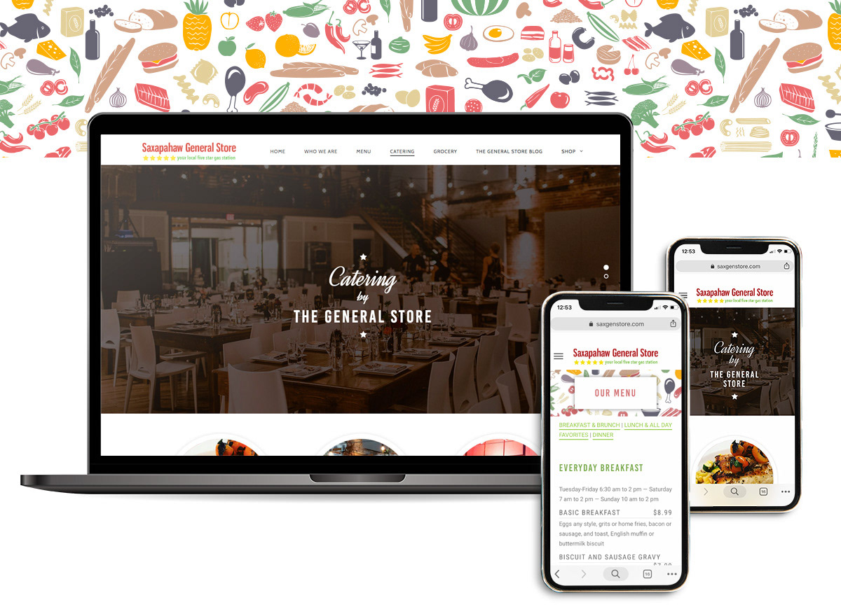 Orin Shepherd Saxapahaw General Store website redesign