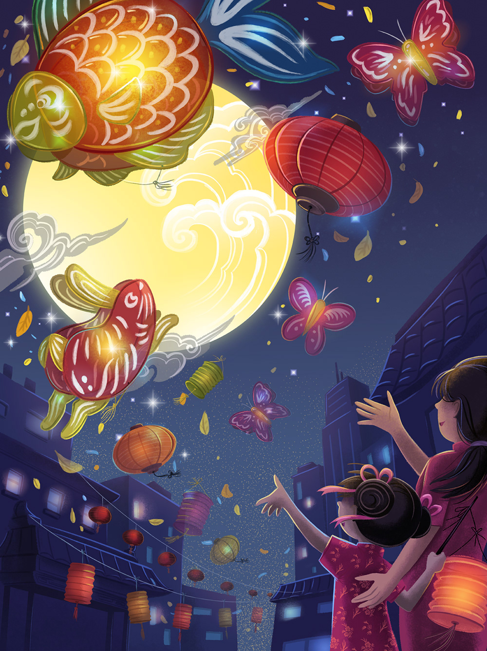 Charlene Chua Illustration Children S Illustrator Canada Autumn Moon Festival