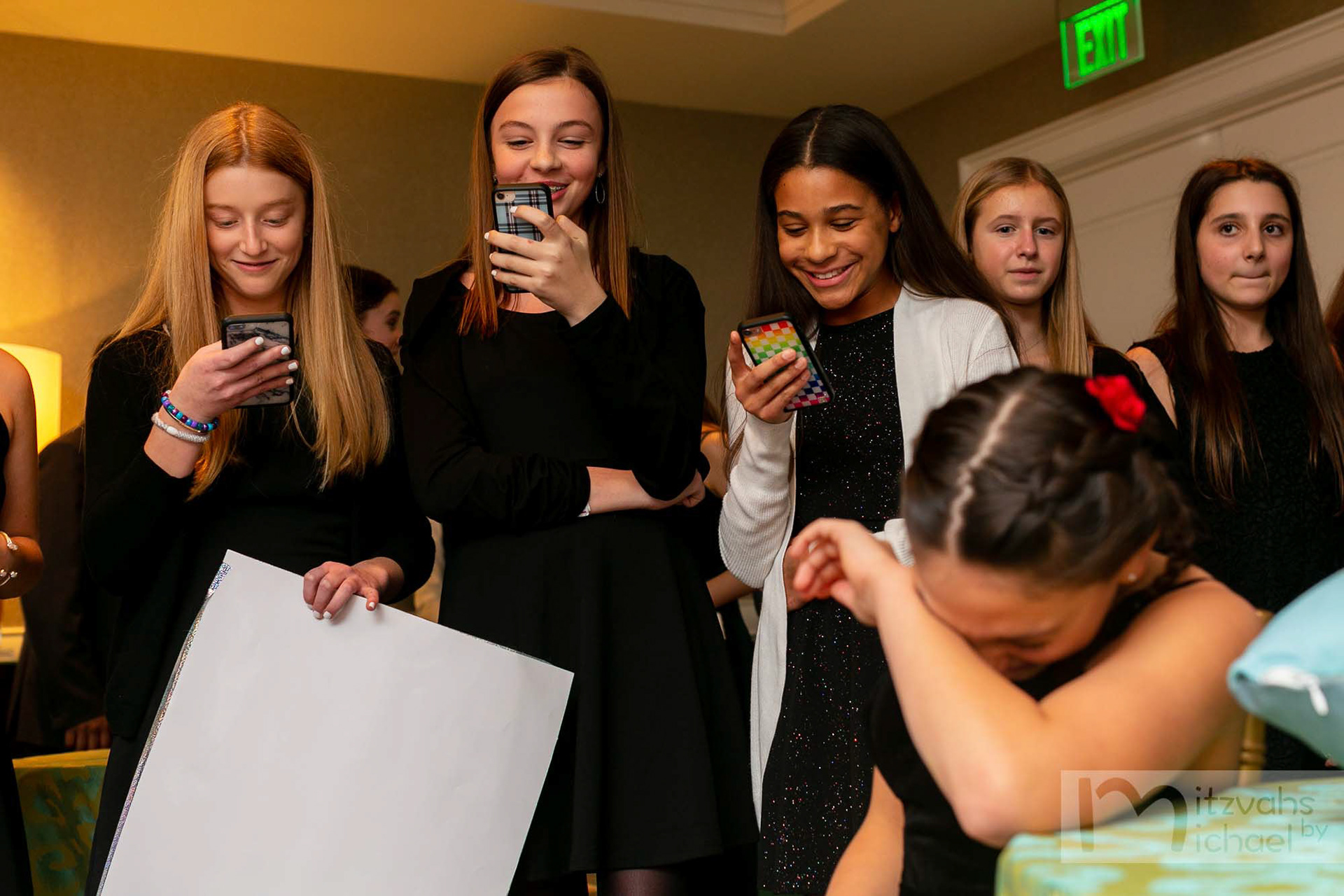 Charlotte's Bat Mitzvah havdalah service at Beth El and party at Woodmont Country Club January 18, 2019.