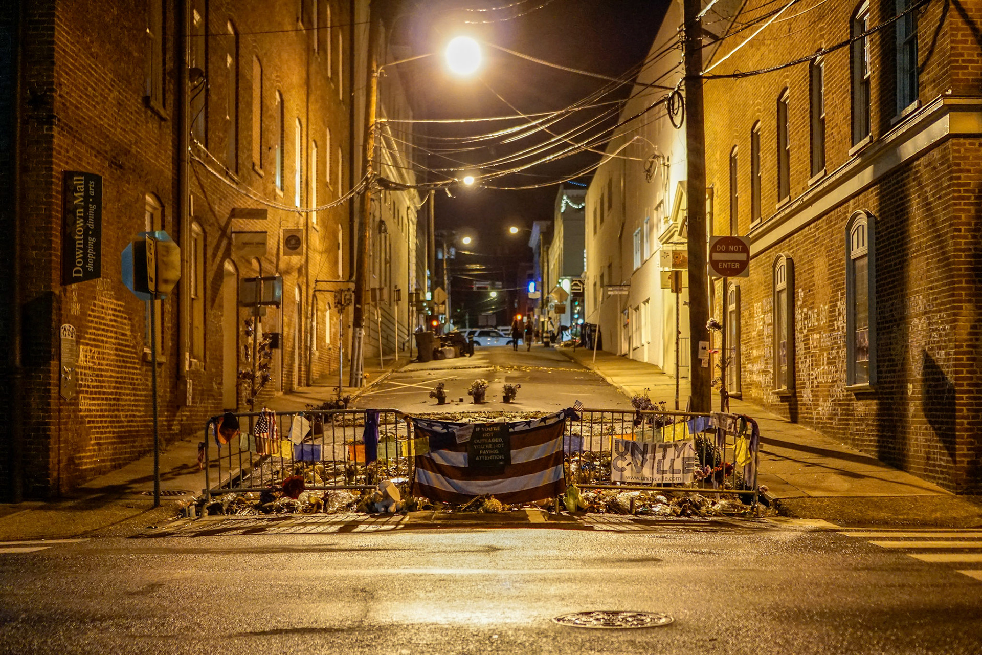 Memorial at 4th Street. Charlottesville, VA. 2017.