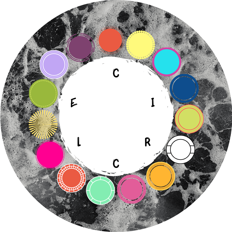 Graphic for the release of the song 'Circle' – a piece by Chris Vox.