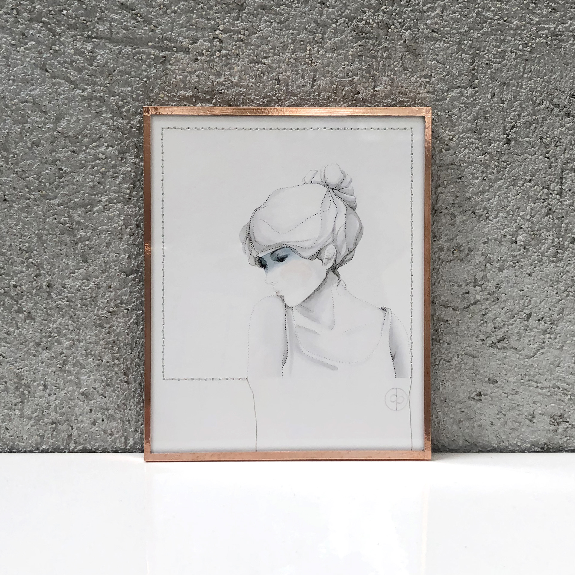 " L'instant " 9 x 11 cm