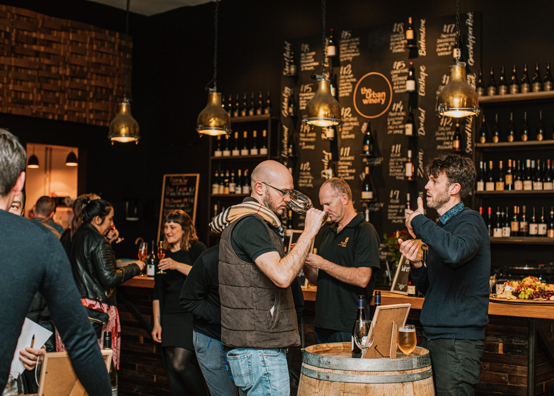 Sommeliers wine tasting with Hawke's Bay winemakers