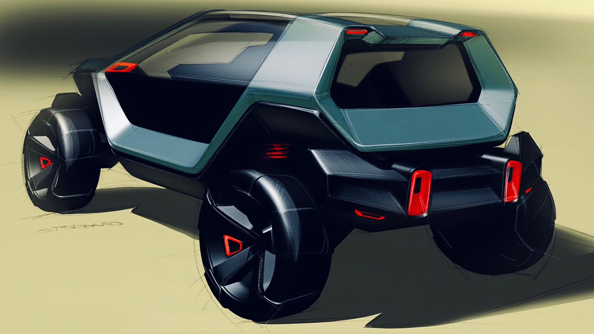 Eric Stoddard - Off Road Ev Concept: Final Renderings