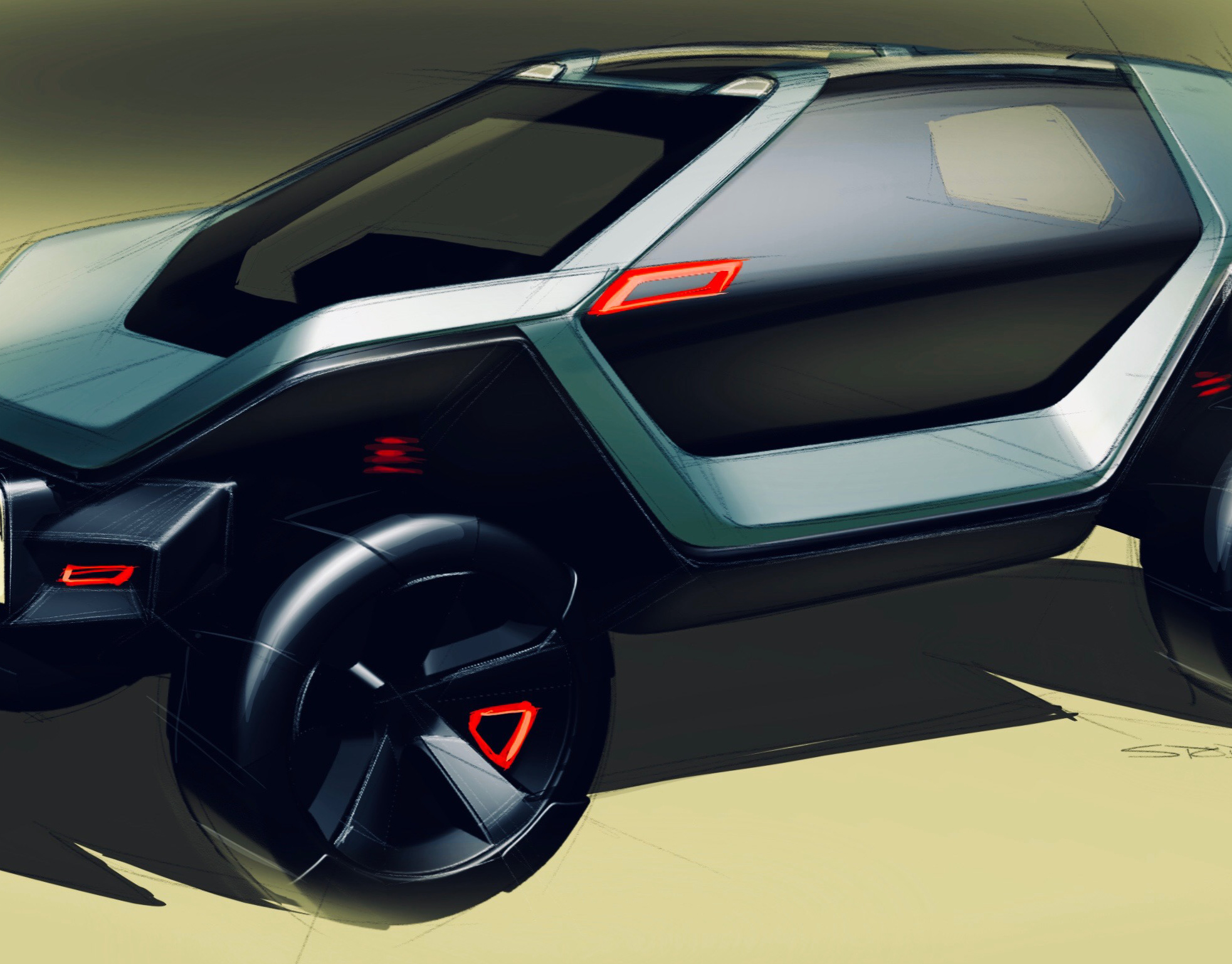 Eric Stoddard - Off Road EV Concept: Final Renderings