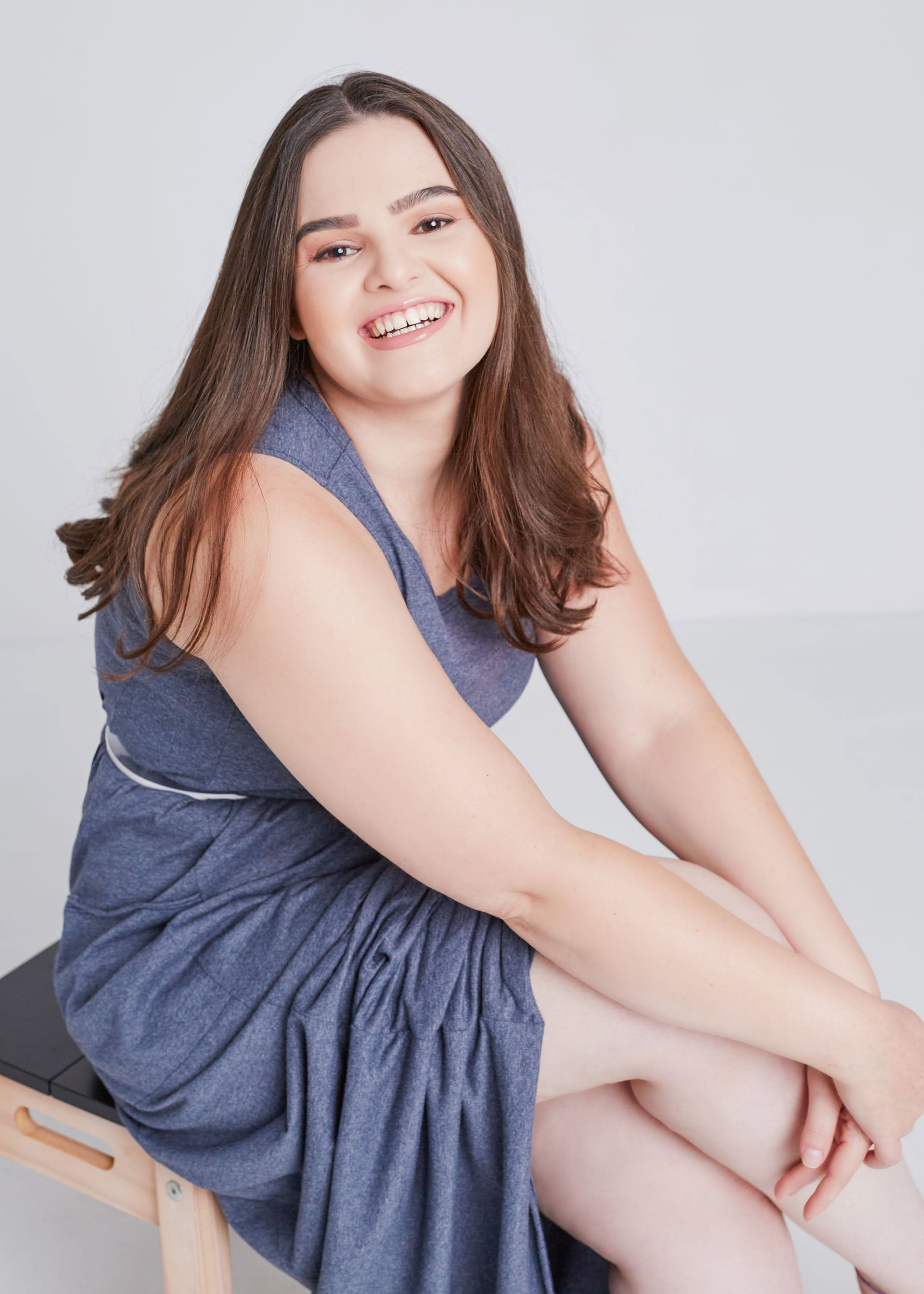 Ensaio fotográfico feminino em estúdio, em Videira/SC
