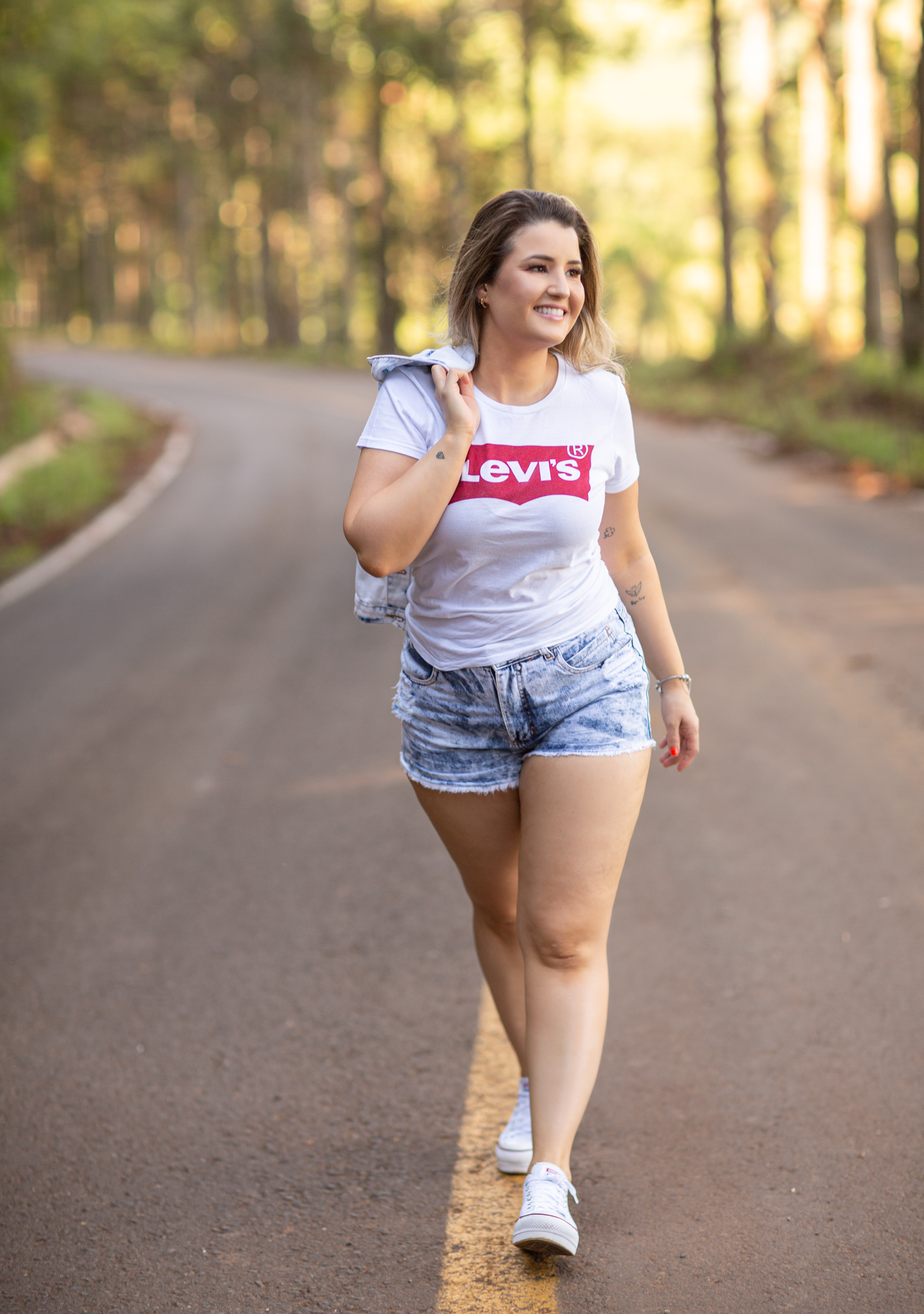 Ensaio feminino em estúdio, em Videira, Santa Catarina
