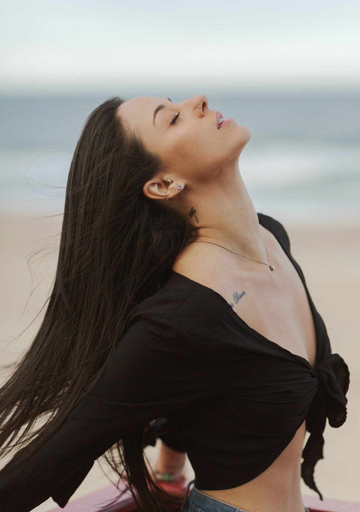 Ensaio feminino na Praia do Campeche, Em Florianópolis/SC