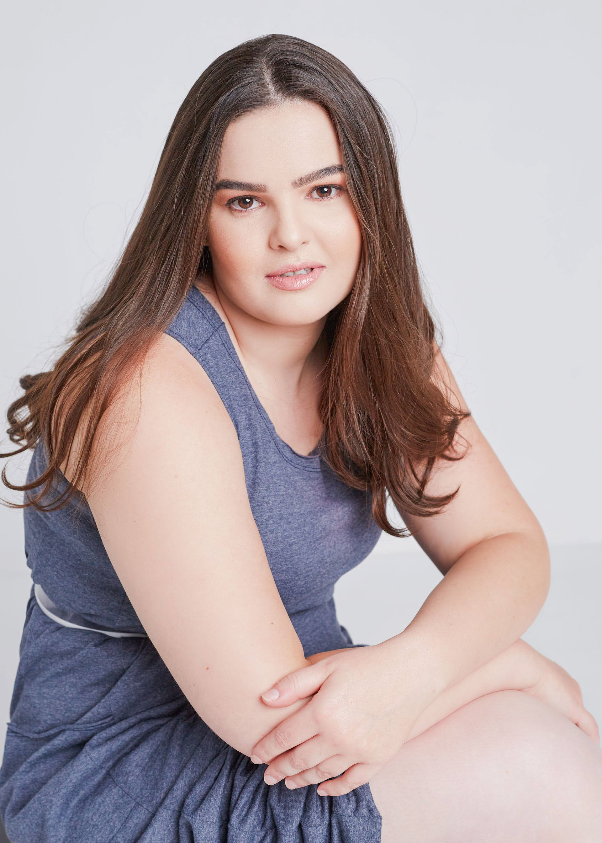 Ensaio fotográfico feminino em estúdio, em Videira/SC