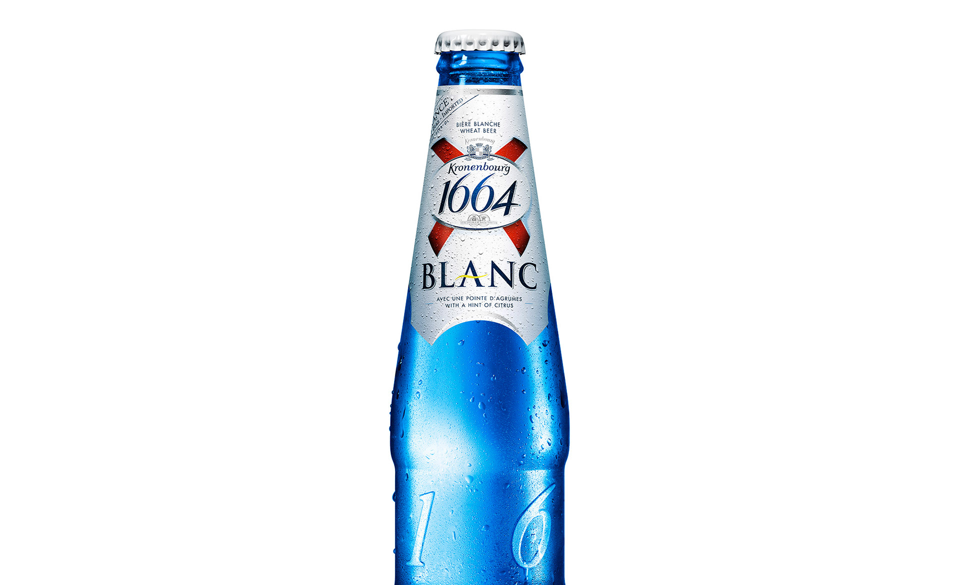 Key visuals of the 1664 label for Kronenbourg