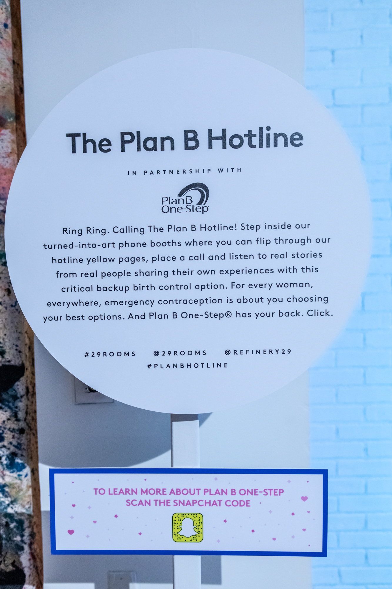 Sarah Lillz Plan B Hotline X Refinery 29