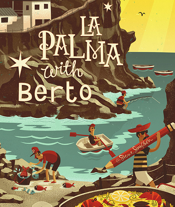 Steve Simpson onthedraw La Palma