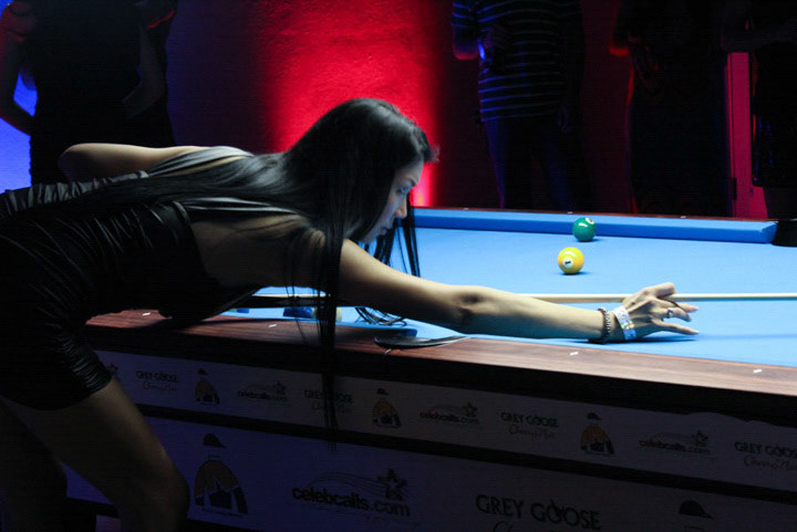 Professional Pool Player, Black Widow.