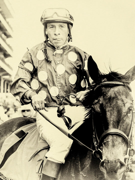 2008 Kentucky Derby horse and rider.