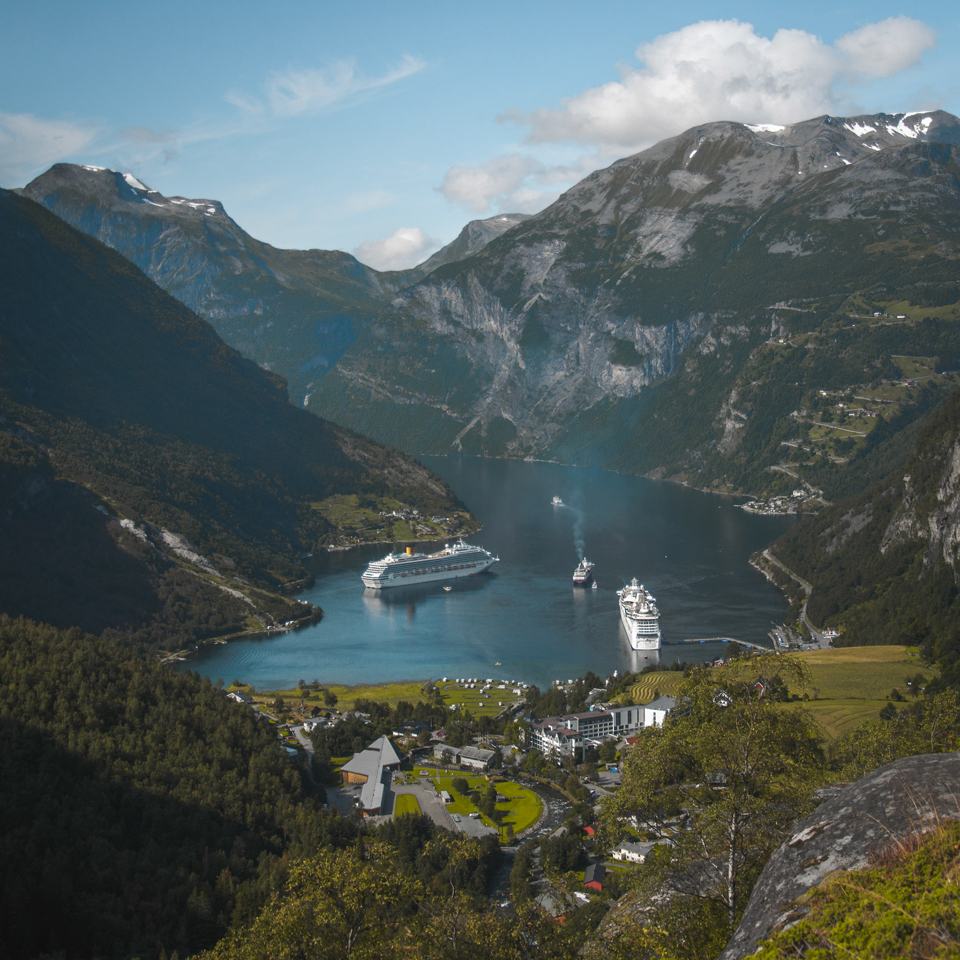Bâteaux de croisière, Fjords de Norvège