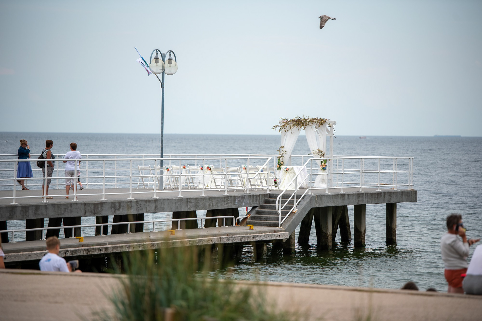 ślub plenerowy bulwar Gdynia