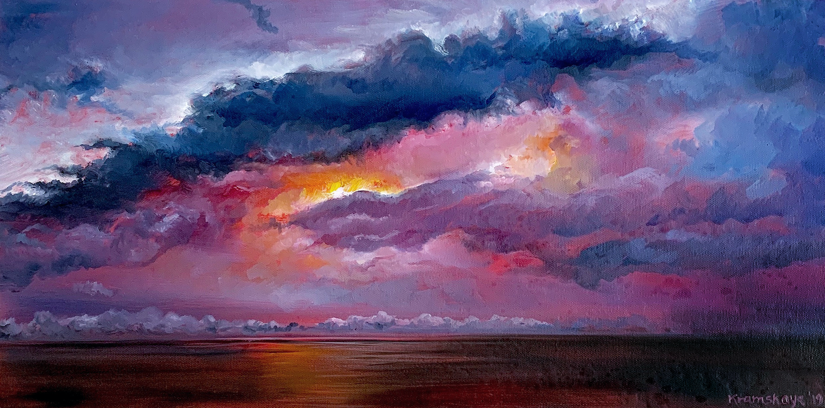 Red Sunset, 2019