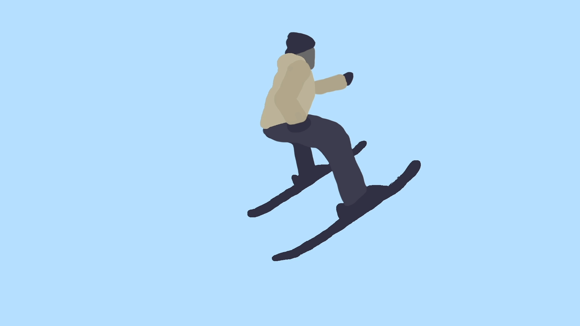 Frame by Frame Skier