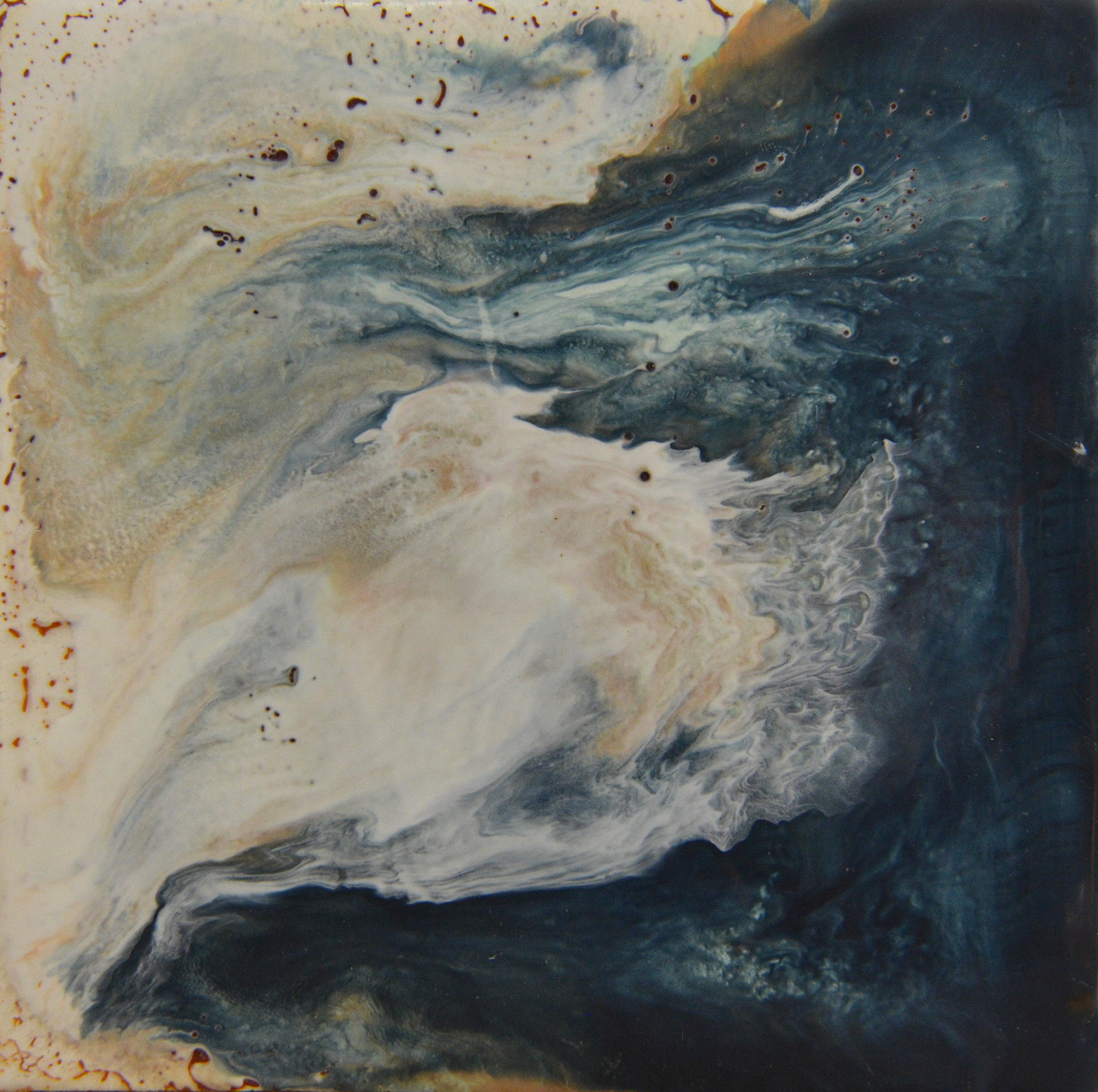 SOLD ' Mingled Souls ' 6x6x1.5