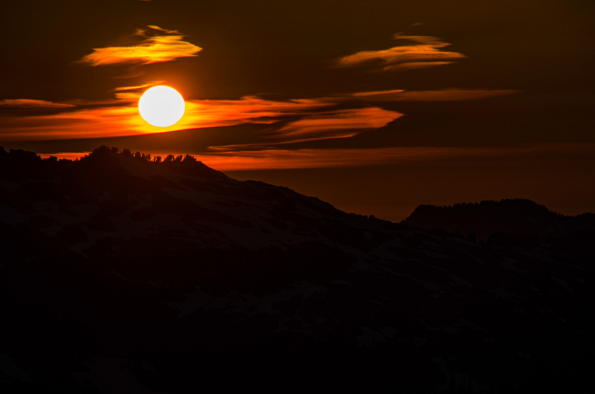 Sunset at Tank Lakes
