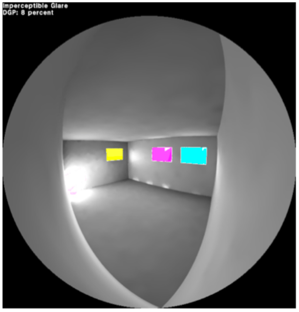 Visual Comfort: Winter Solstice (9am, Noon, 3pm)