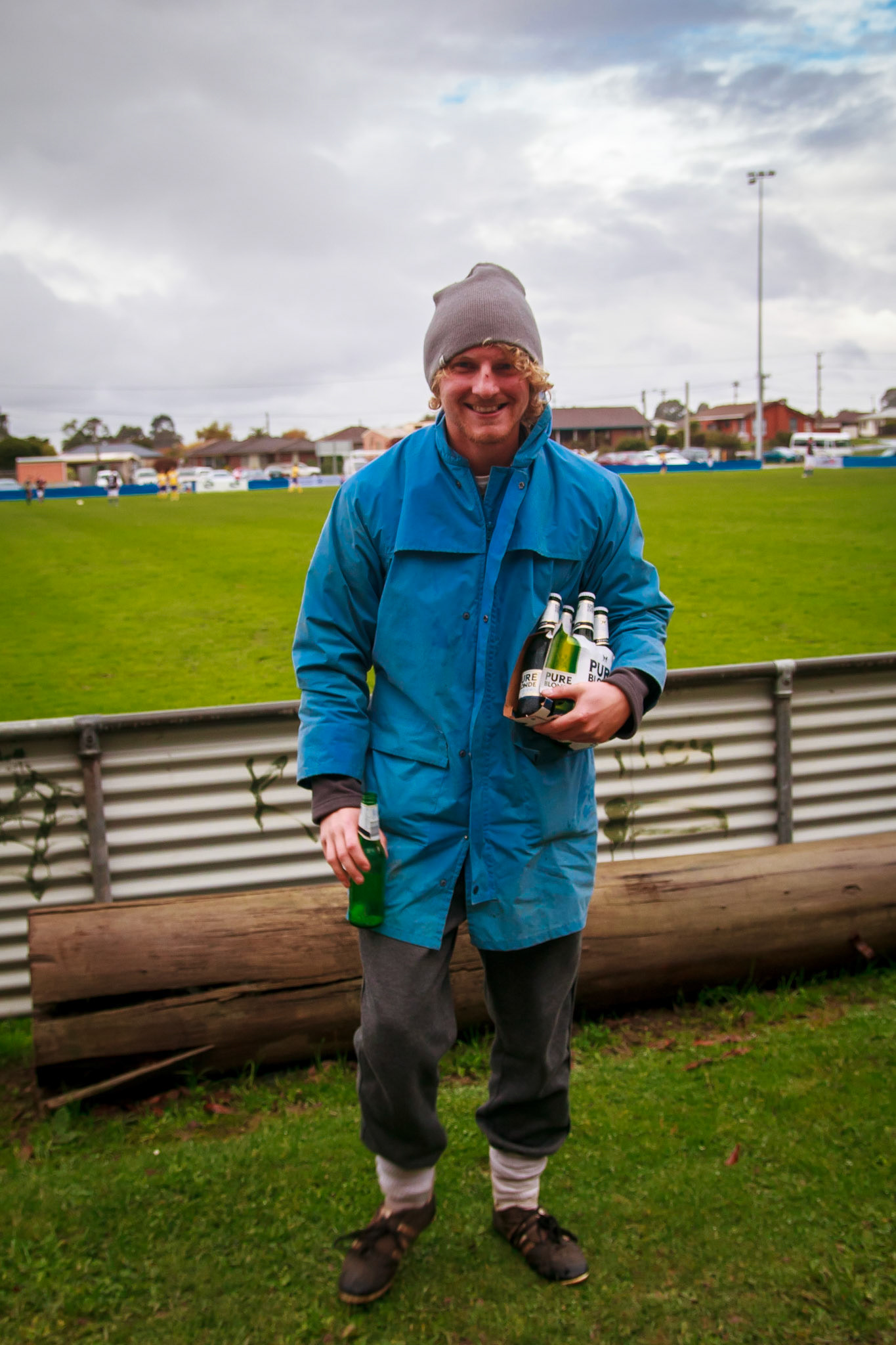 Jason was a English Northern lad.  He came to Tasmania with his brother.  He loved football and was unconcerned by the ghastliness of his secondhand jacket.  He called me "Canadian-Irish" forthe duration of my stay, told stories of throwing bacon on muslim schoolmates.