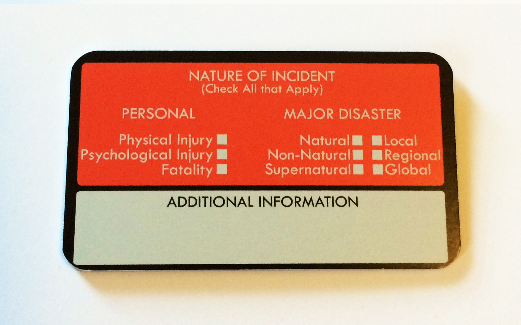 Miles Donovan - Disaster Calling Cards