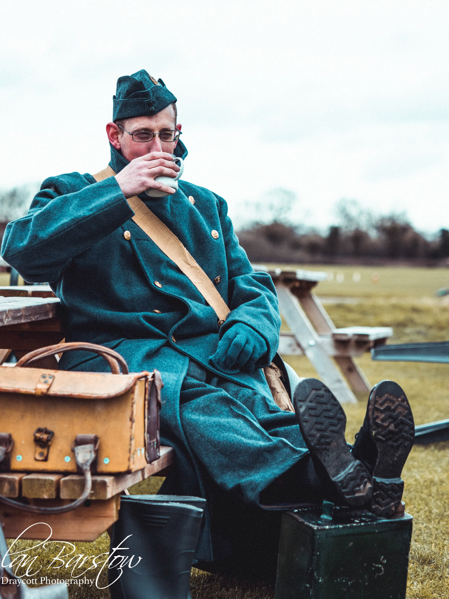 World War II - Re-enactment.