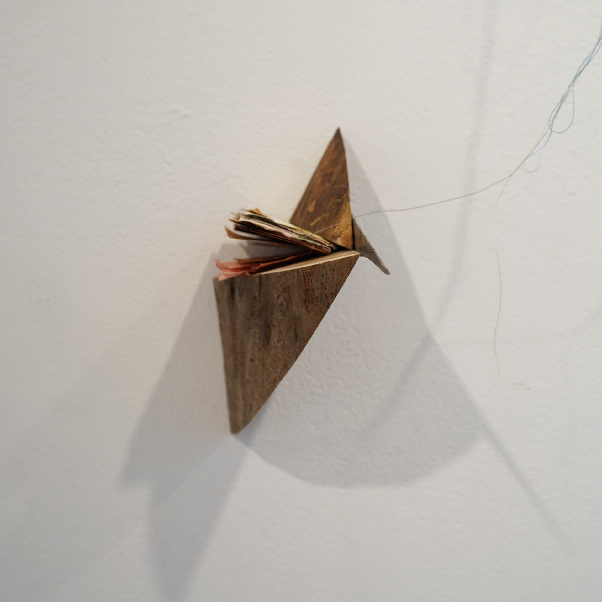 Little Complicated Moments Wood, steel, paper, thread 5