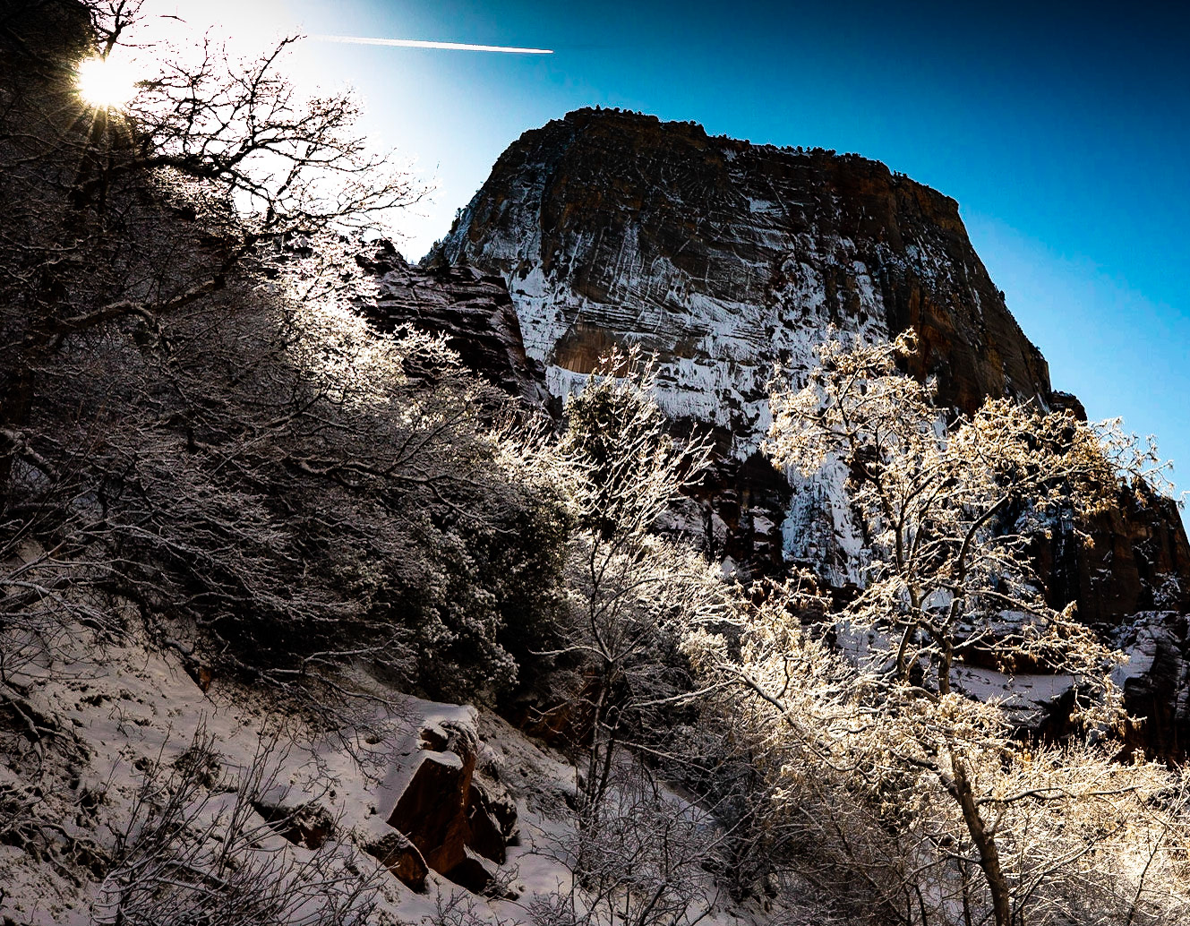 zion first light morning