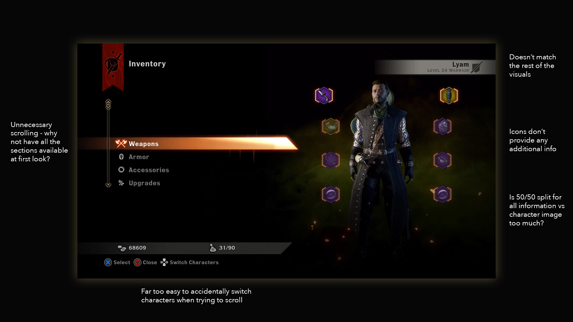 Matthew George - Dragon Age: Inquisition UI/UX Redesign