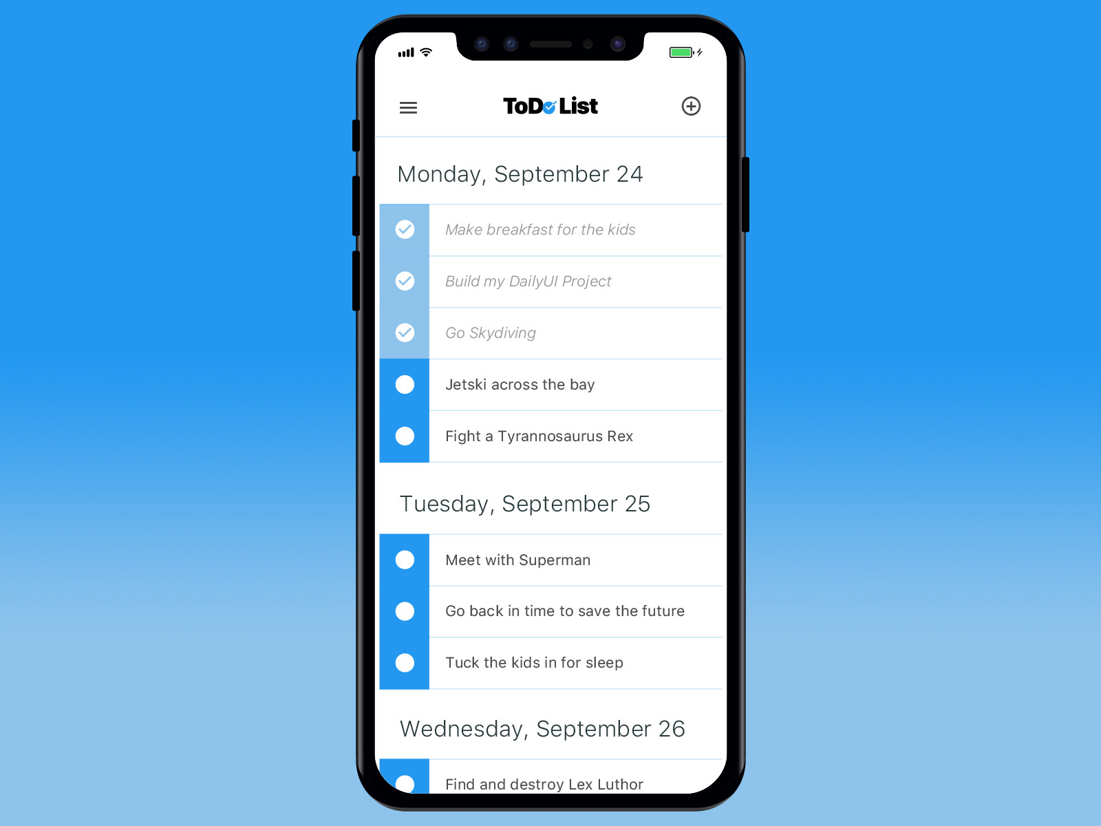 Ui Ux Digital Design By Mike Cullinan Todo List