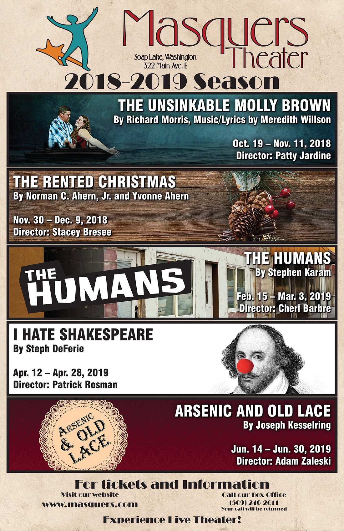Masquers 2018-2019 Season