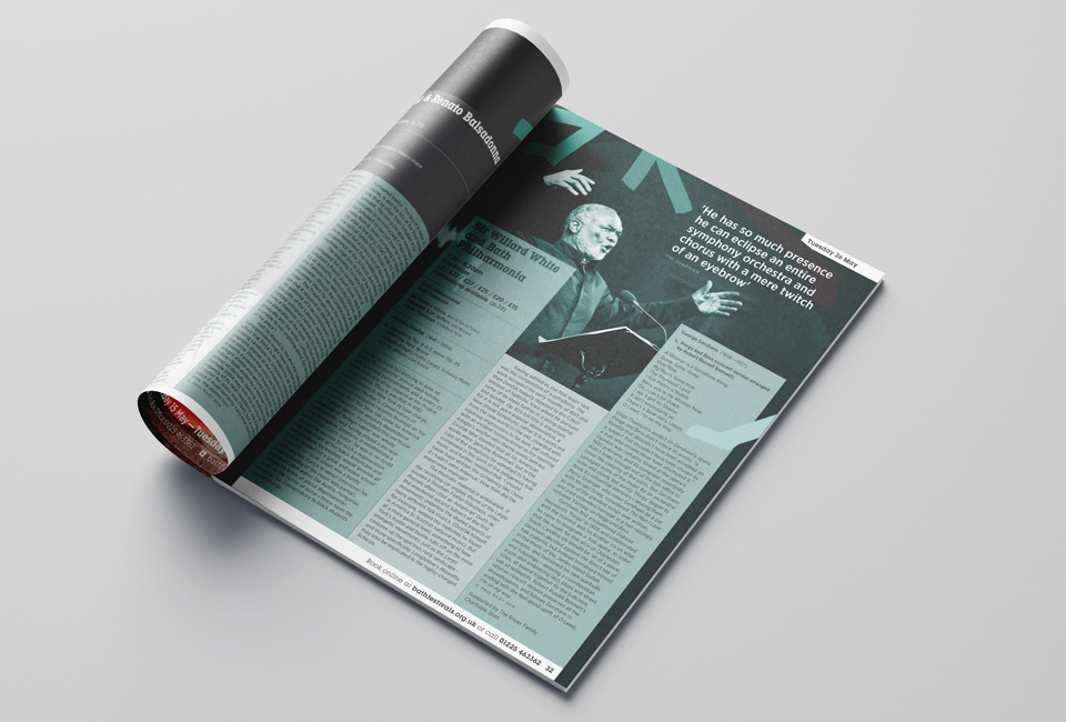 Another inside the Programme Notes for the International Bath Music Festival