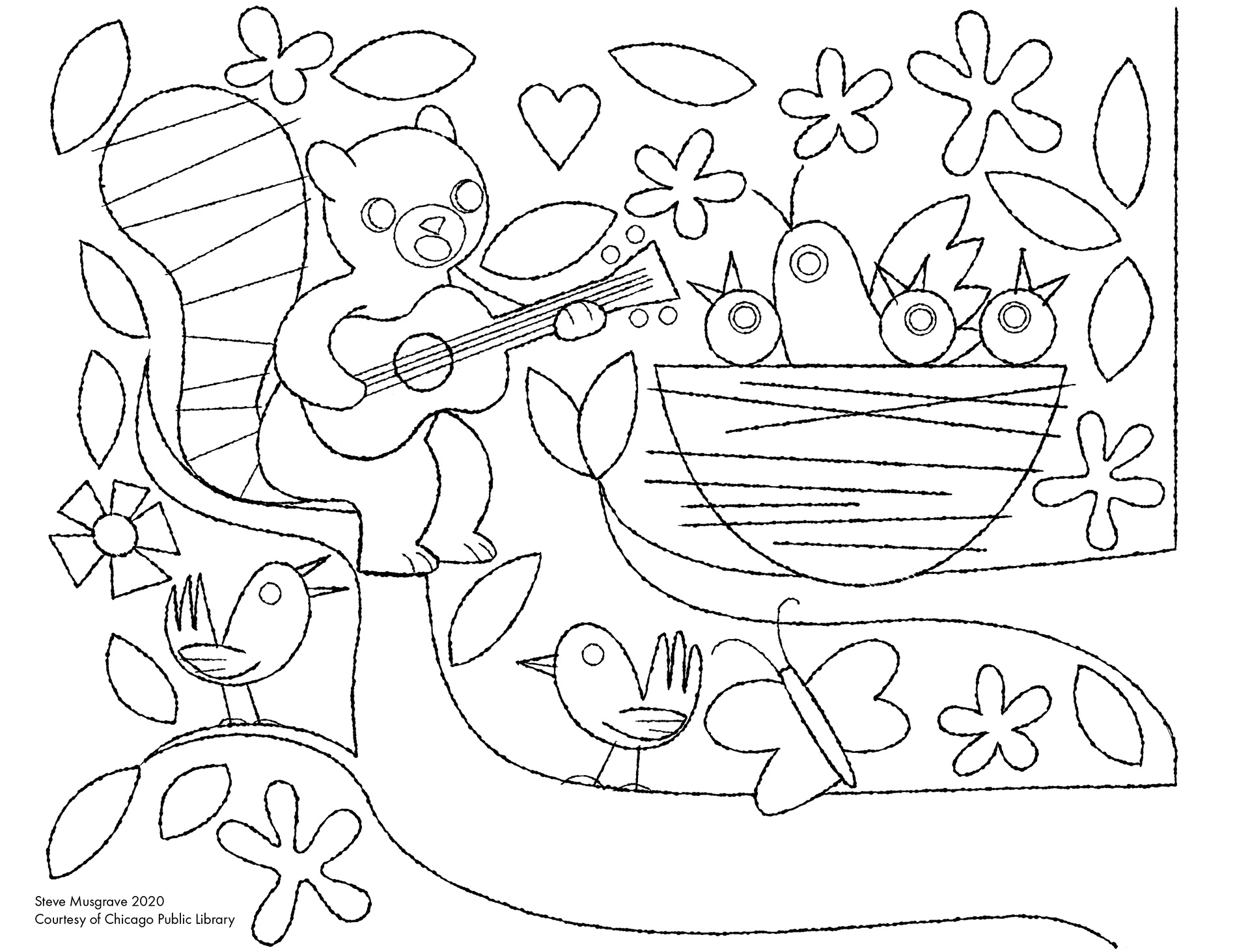 Happy Coloring Monday! click here to download your coloring page