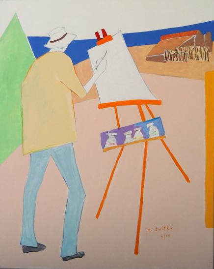 Plein Air Painting at Sea Ranch | Acrylic on canvas | 30x24"