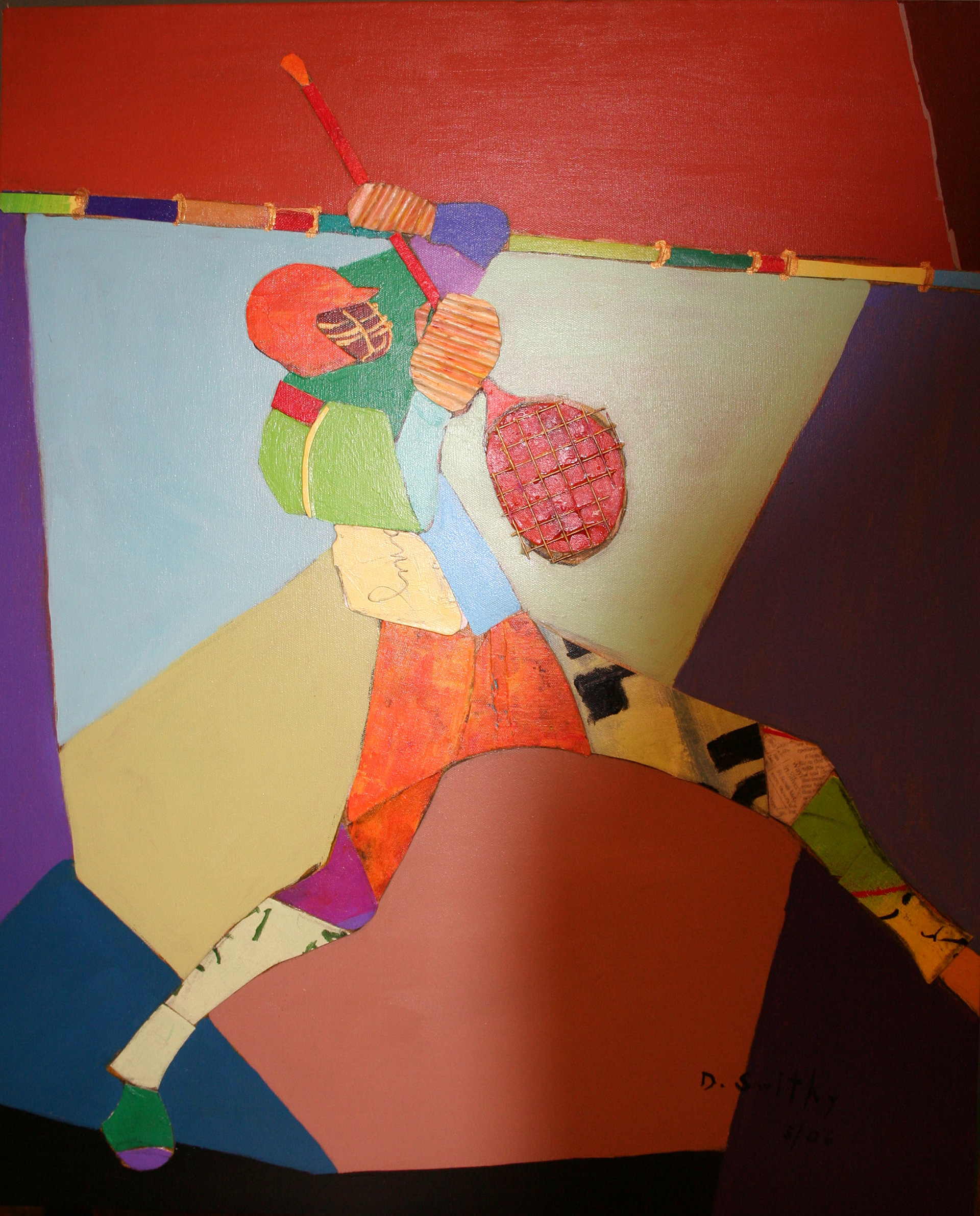 Lacrosse | Acrylic on canvas | 30x24" | NFS