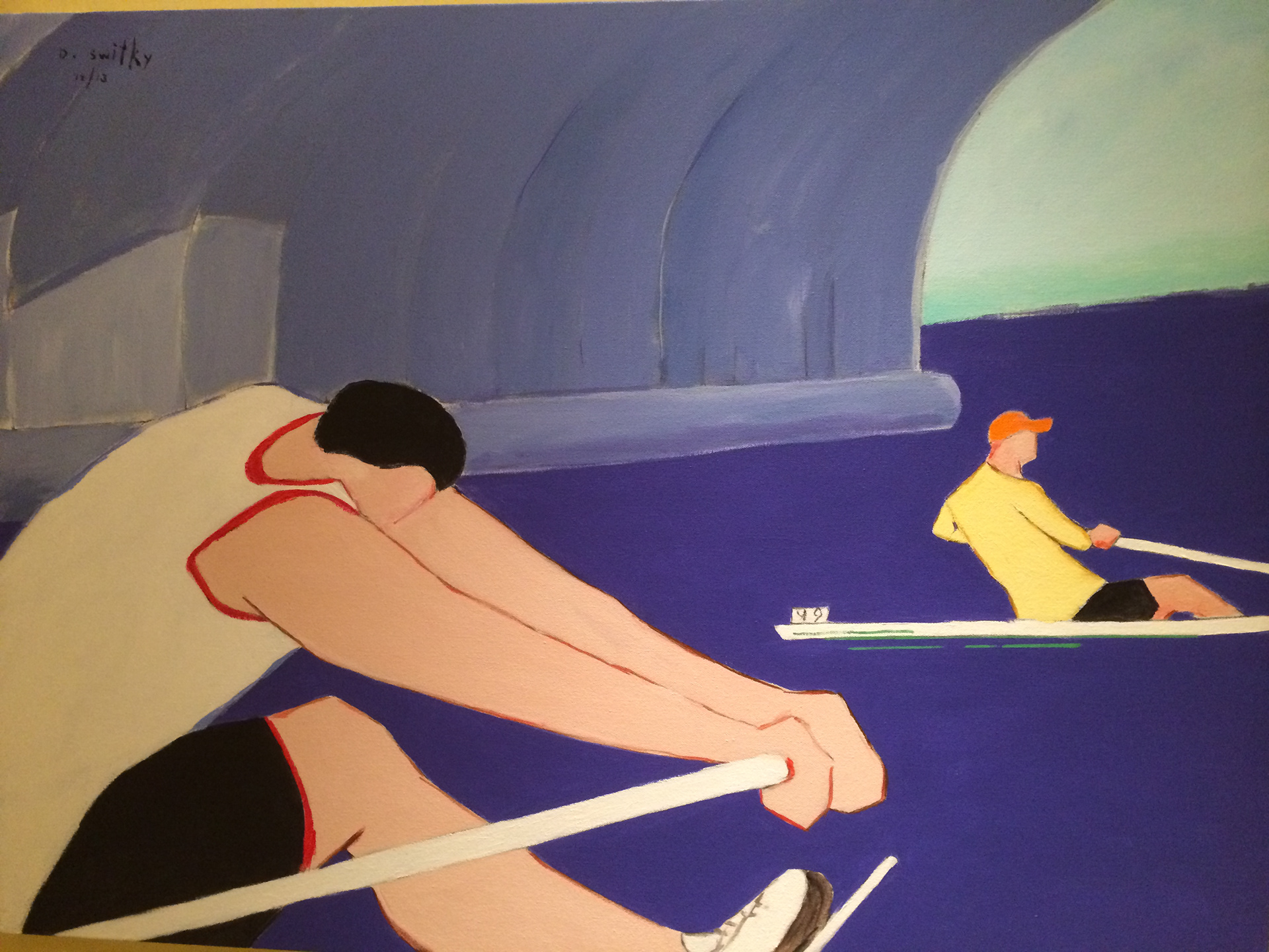 Pulling  | Acrylic on canvas