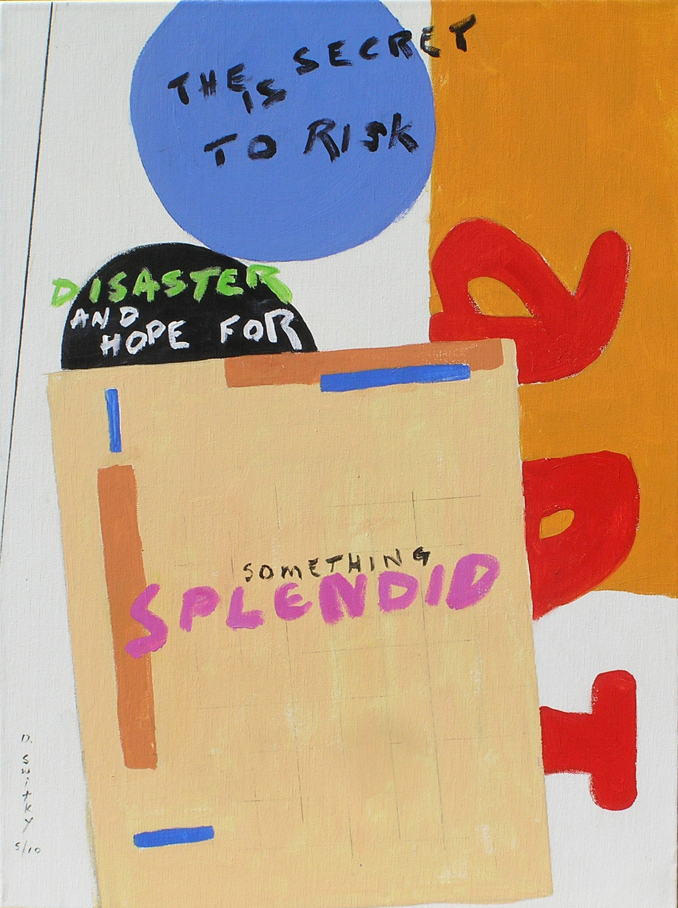 The Secret of Art No. 2 | Acrylic on canvas | 24x18" | $800